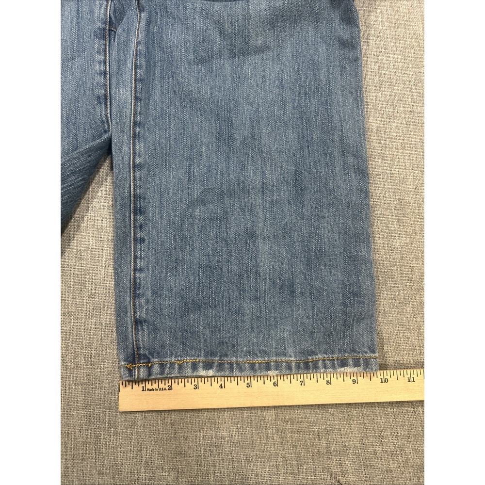 Vintage Rocawear Jeans Mens 36x33 Baggy Fit Y2K Streetwear Blue Denim - Picture 16 of 16